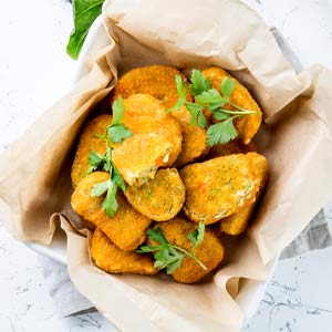 Chicken Nuggets and Onion Rings